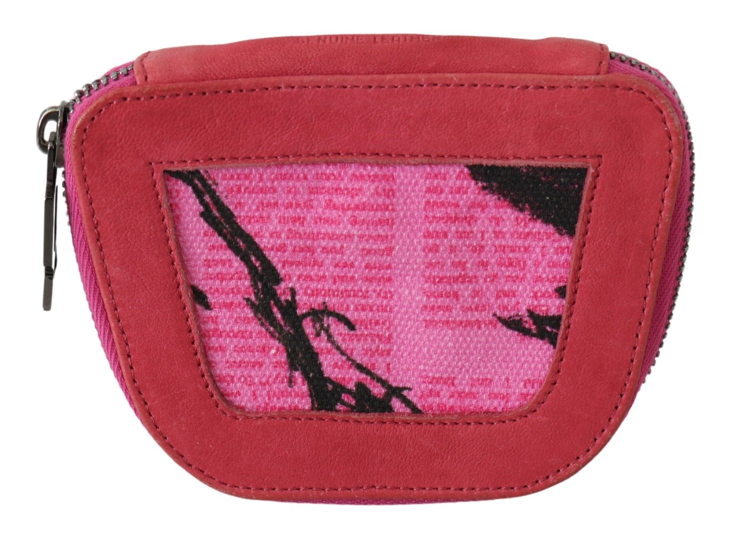  - Elegant Pink Fabric Coin Wallet