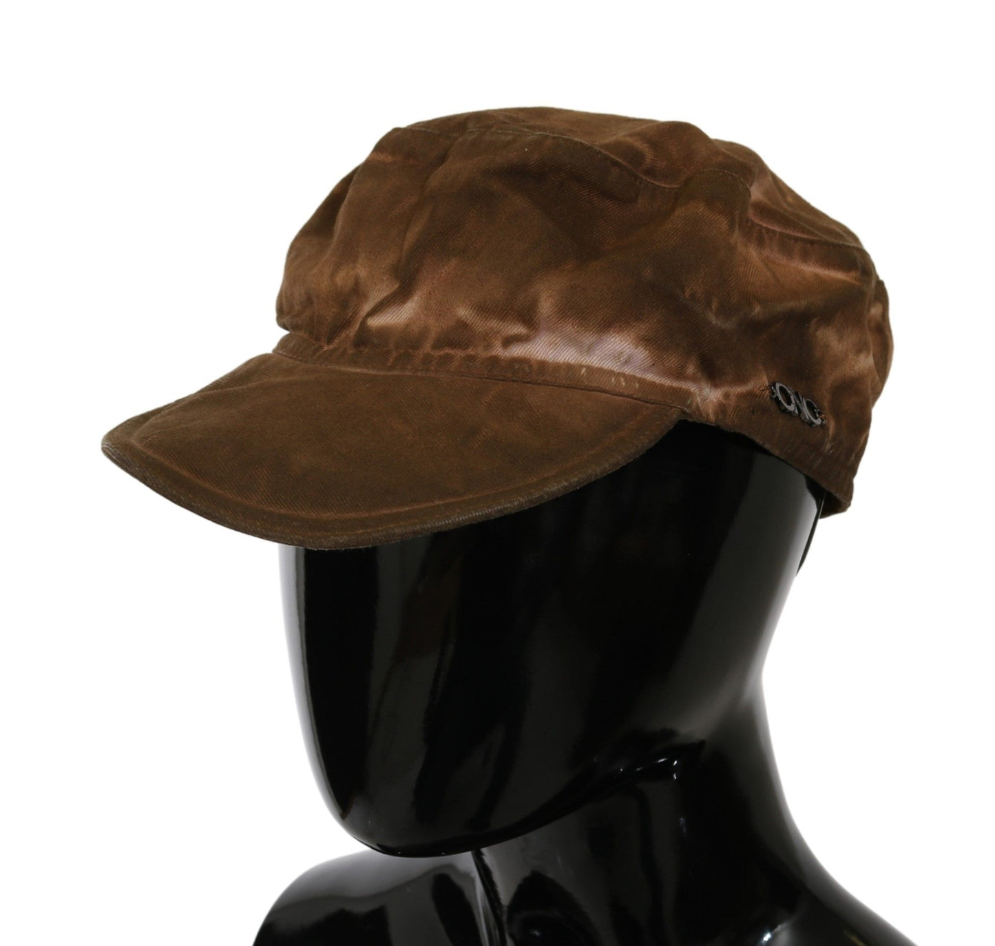 Costume National Brown Newsboy Hat