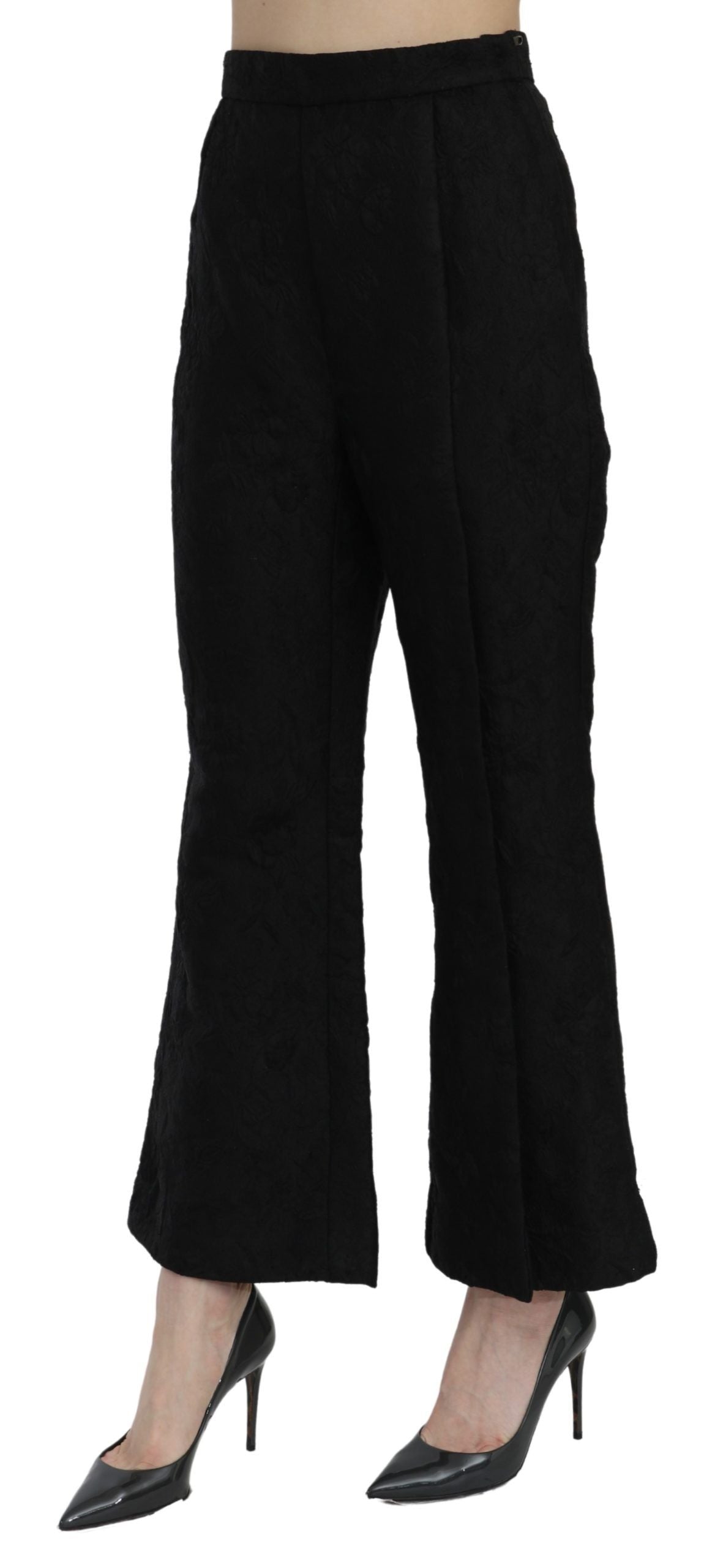  - Chic High Waist Flared Cropped Pants