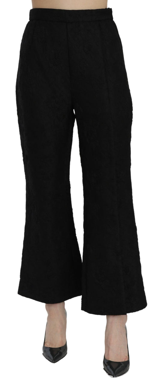  - Chic High Waist Flared Cropped Pants