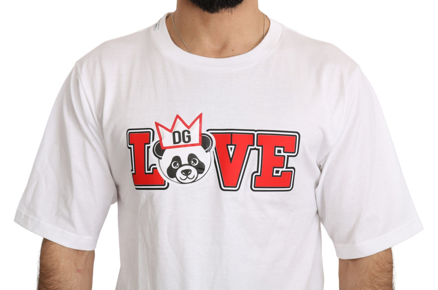  - Panda Love Slim Fit Crewneck Tee