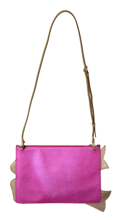  - Glamorous Pink Glittered CLEO Clutch Purse