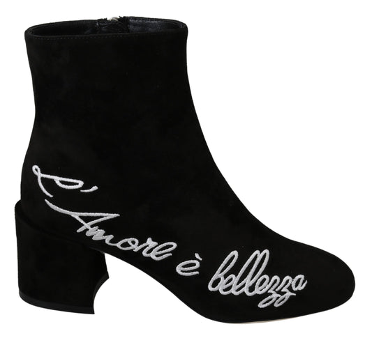  - Chic Embroidered Ankle Boots