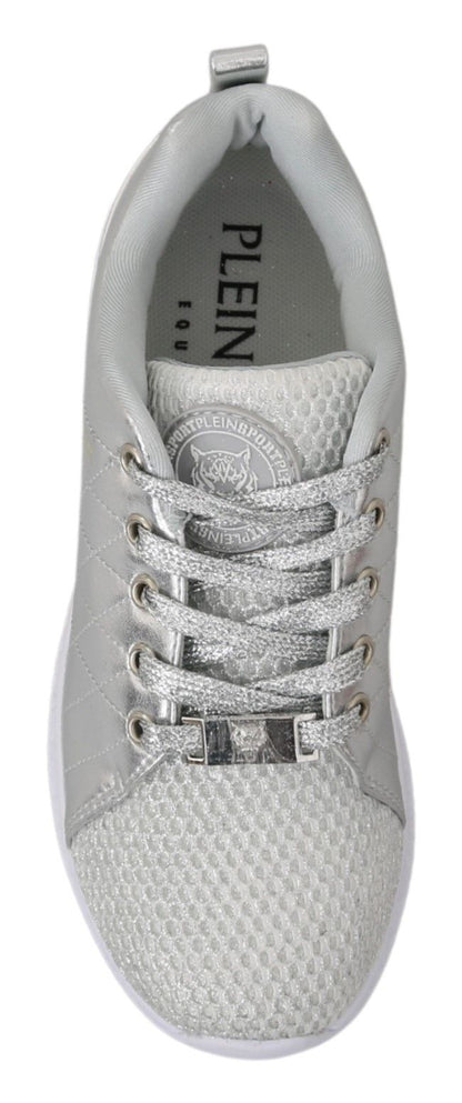  - Sleek Silver Sneakers for Trendsetters