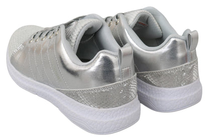  - Sleek Silver Sneakers for Trendsetters