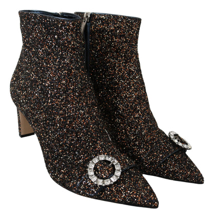  - Jimmy Choo Amethyst Mix Hanover Heeled Glitter Boots