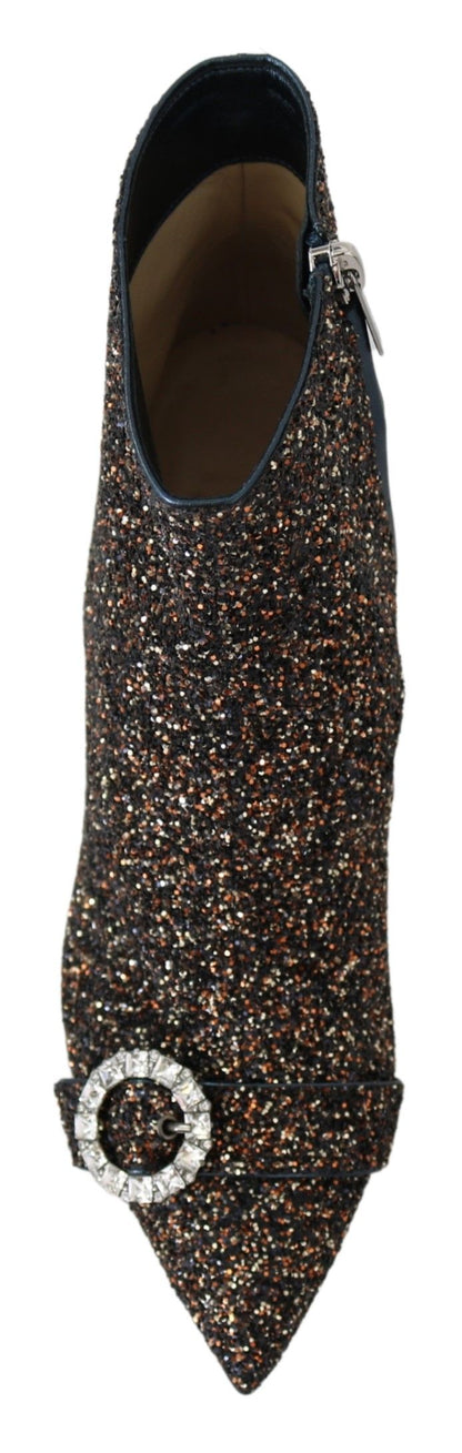  - Jimmy Choo Amethyst Mix Hanover Heeled Glitter Boots