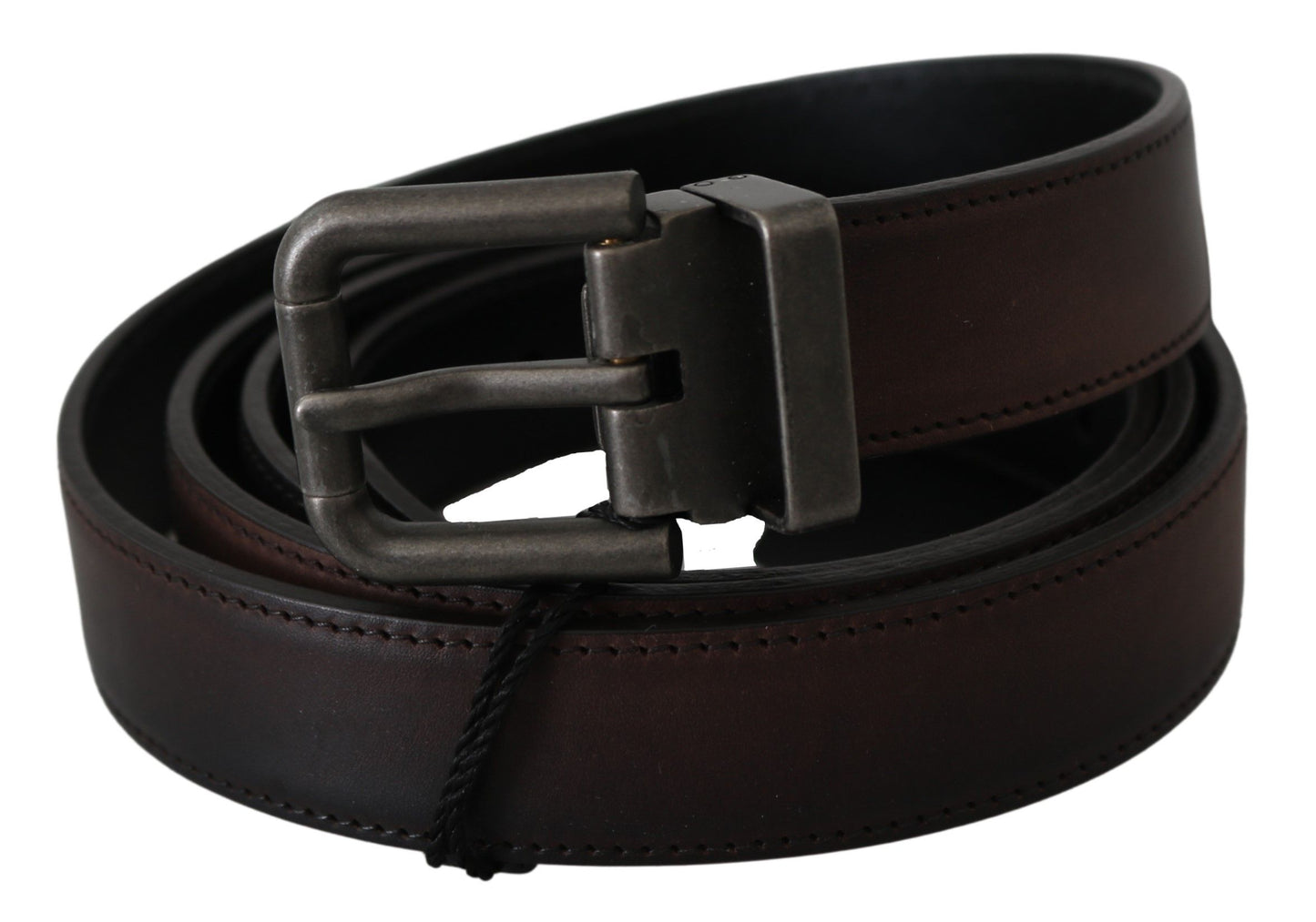 Elegant Leather Belt in Classic Brown - The Luxe Alliance