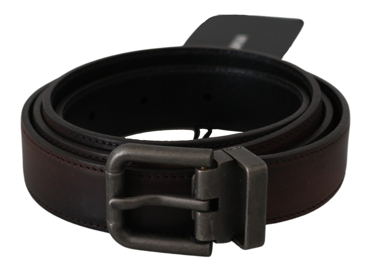 Elegant Leather Belt in Classic Brown - The Luxe Alliance