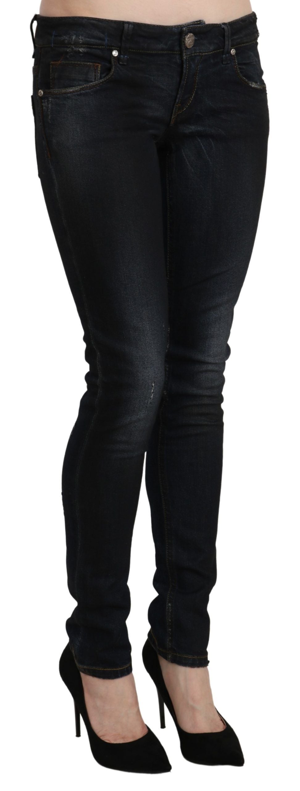  - Sleek Black Washed Skinny Jeans