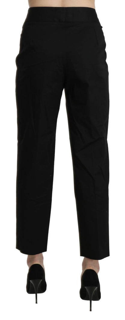  - Elegant High Waist Cropped Pants