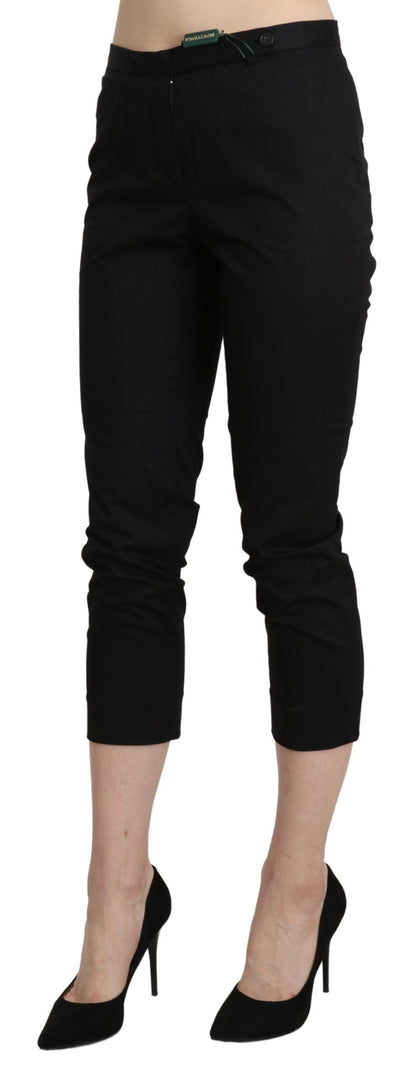  - Elegant High Waist Skinny Cropped Pants