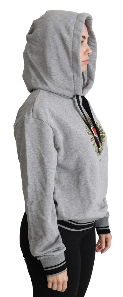  - Exclusive Hooded Gray Cotton Sweater