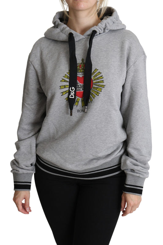  - Exclusive Hooded Gray Cotton Sweater