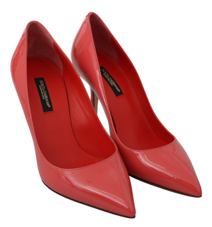  - Elegant Dark Pink Patent Leather Pumps