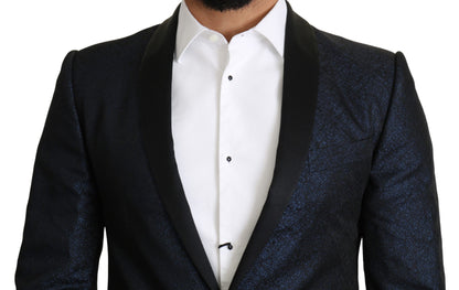  - Elegant Martini Blue Slim Fit Blazer