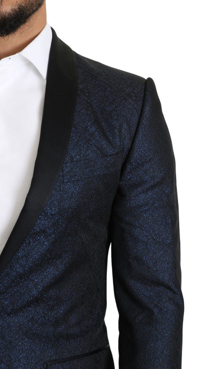  - Elegant Martini Blue Slim Fit Blazer