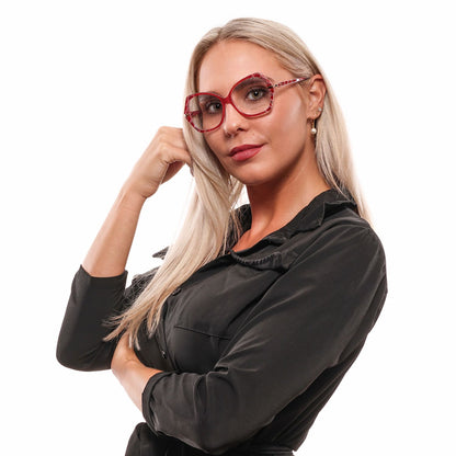 Emilio Pucci Red Women’s Optical Frames – Luxurious 54mm