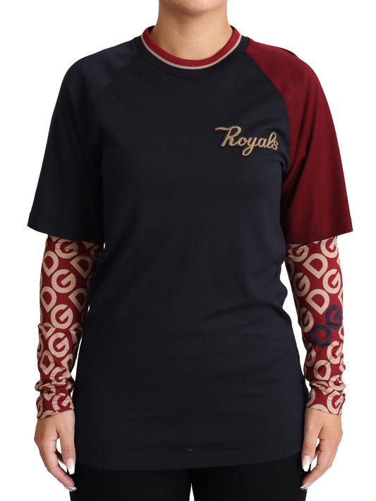  - Multicolor Royals Cotton Crewneck Sweater