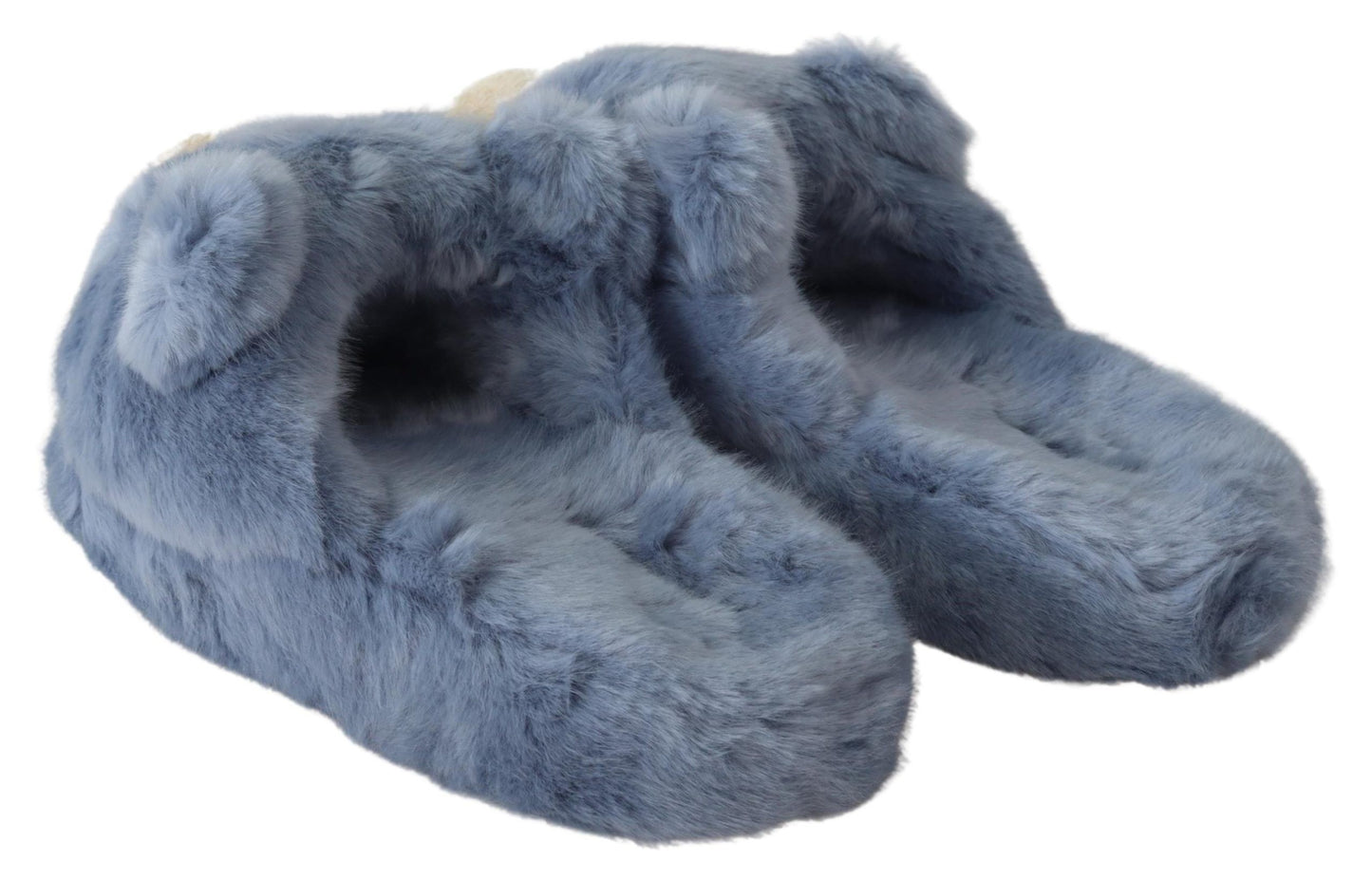  - Chic Teddy Bear Blue Loafers Shoes