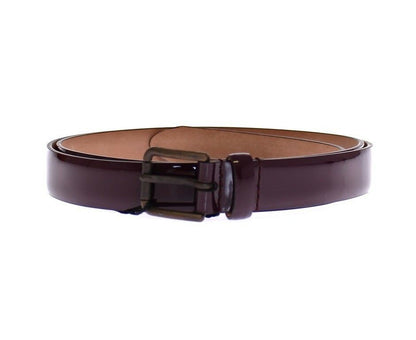  - Elegant Purple Leather Belt