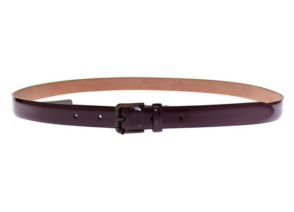  - Elegant Purple Leather Belt