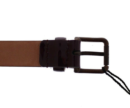  - Elegant Purple Leather Belt