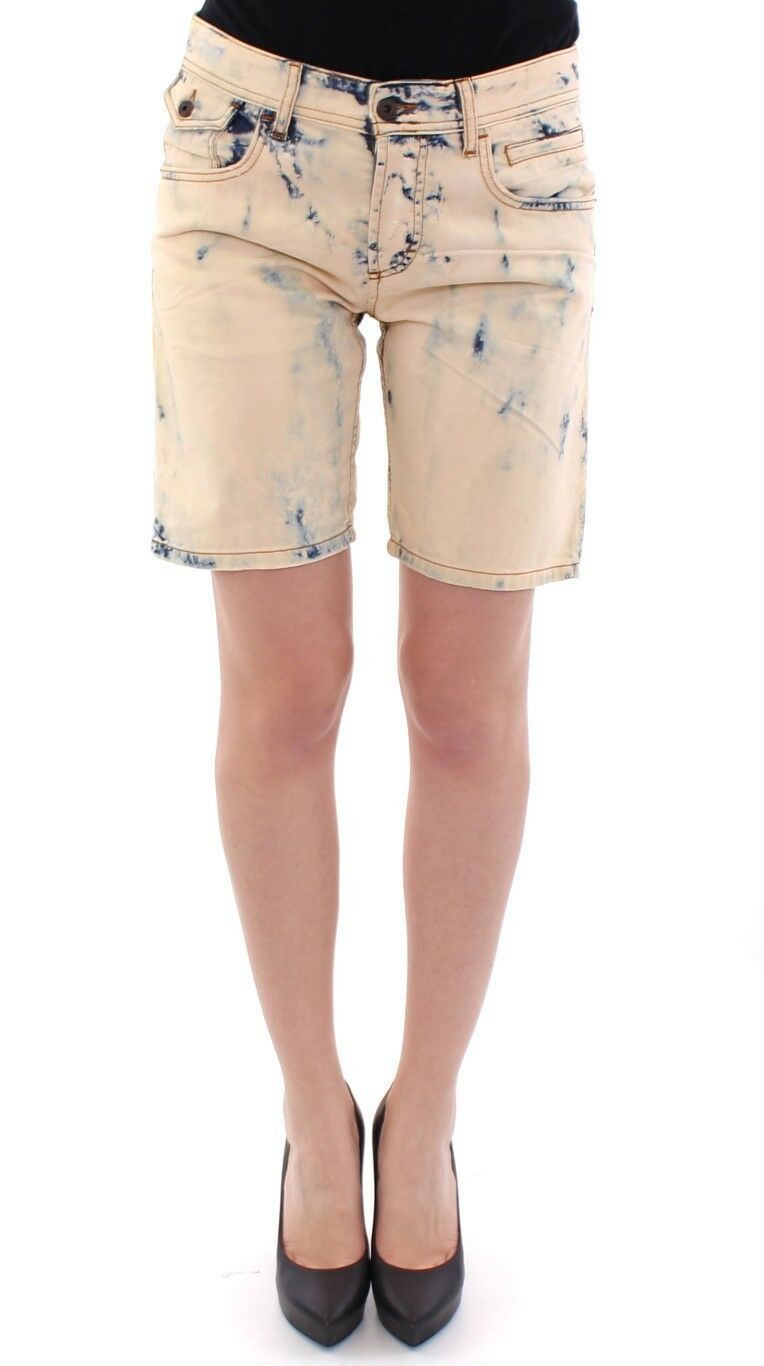  - Chic Summertime Cotton Shorts in Blue