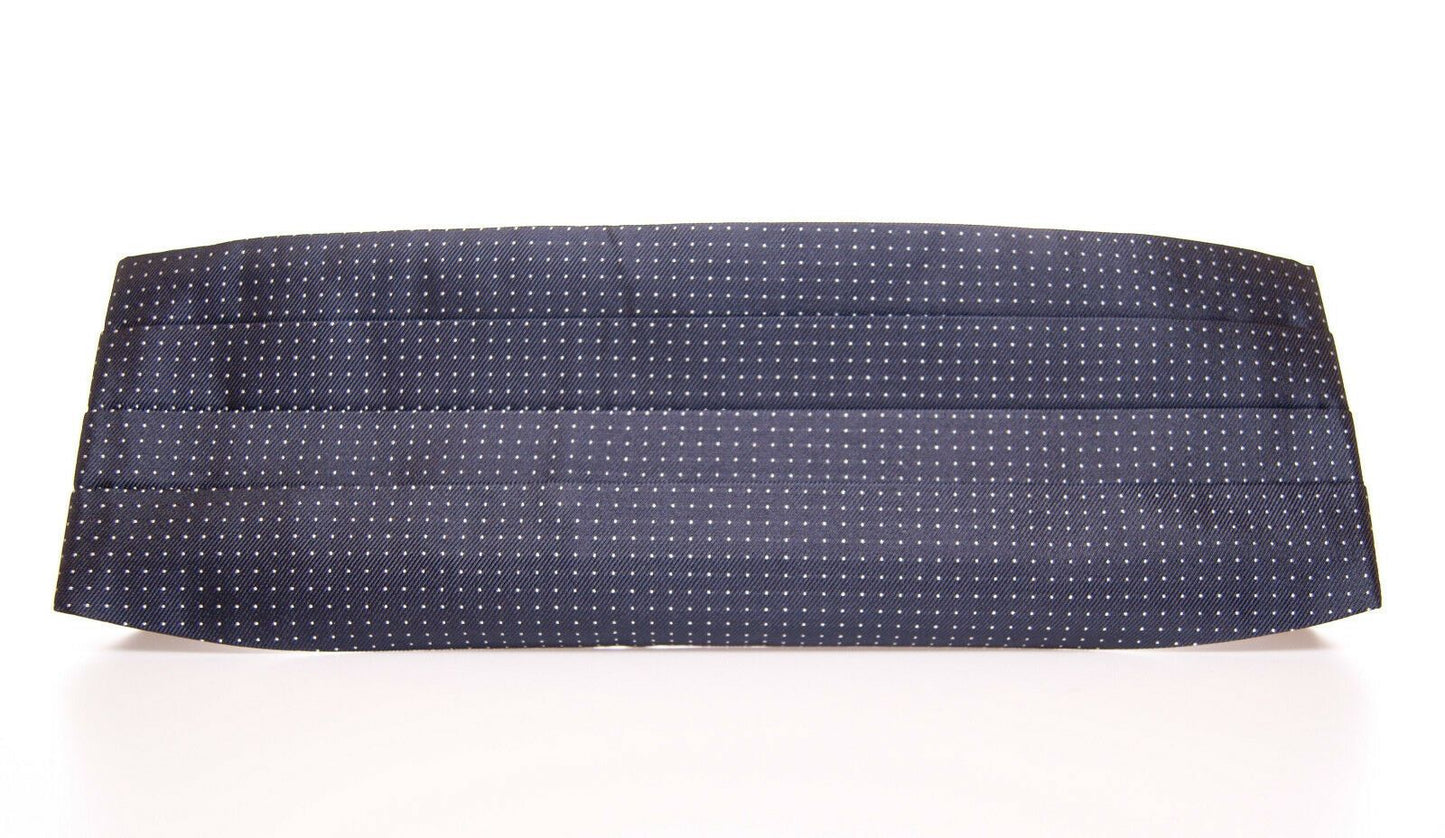  - Elegant Silk Polka Dot Cummerbund