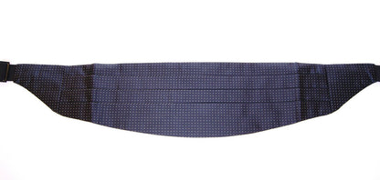  - Elegant Silk Polka Dot Cummerbund