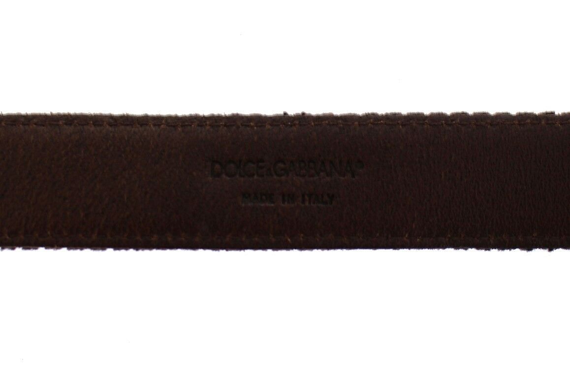  - Elegant Leather-Cotton Fusion Men's Belt