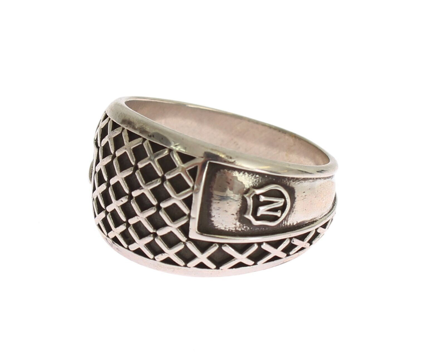  - Nialaya Silver Rhodium 925 Sterling Ring