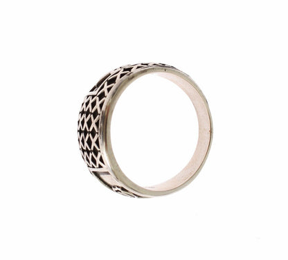  - Nialaya Silver Rhodium 925 Sterling Ring