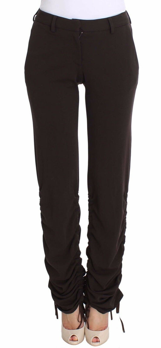  - Chic Brown Casual Trousers for Sophisticated Style