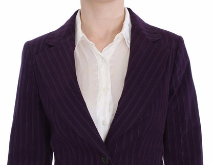  - Elegant Striped Pant & Blazer Suit