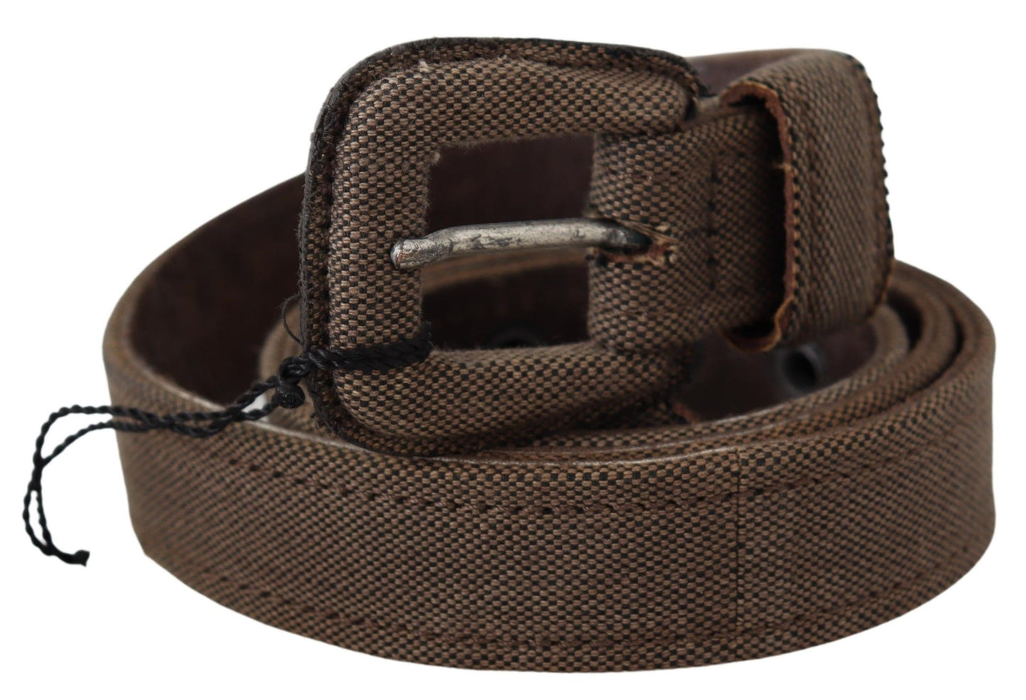  - Elegant Brown Leather Waist Belt