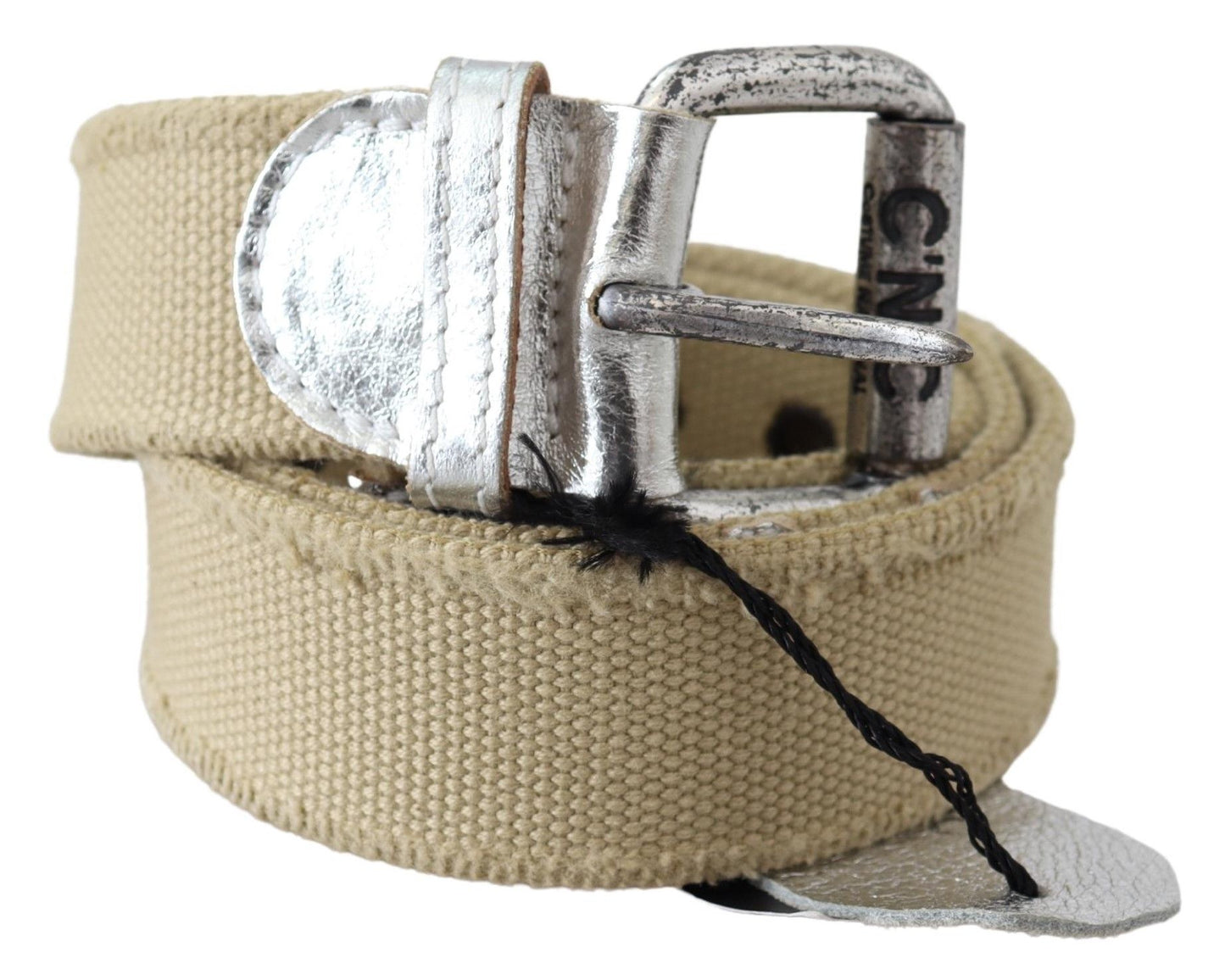  - Elegant Beige Cotton Fashion Belt