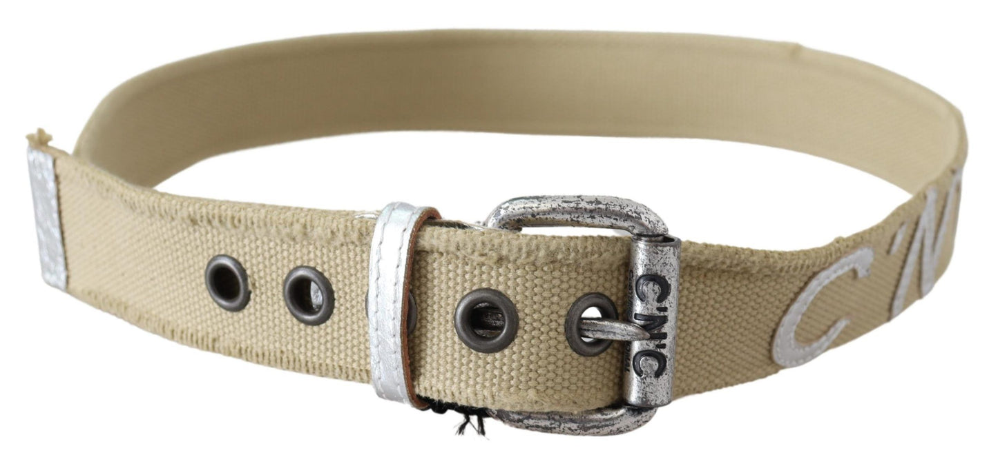  - Elegant Beige Cotton Fashion Belt