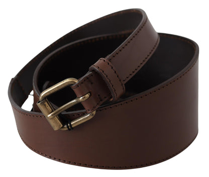  - Chic Dark Brown Leather Fashion Belt