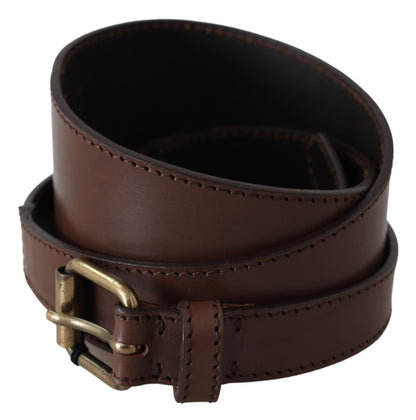  - Chic Dark Brown Leather Fashion Belt