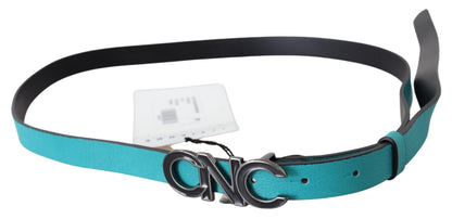  - Chic Blue Green Leather Fashion Belt