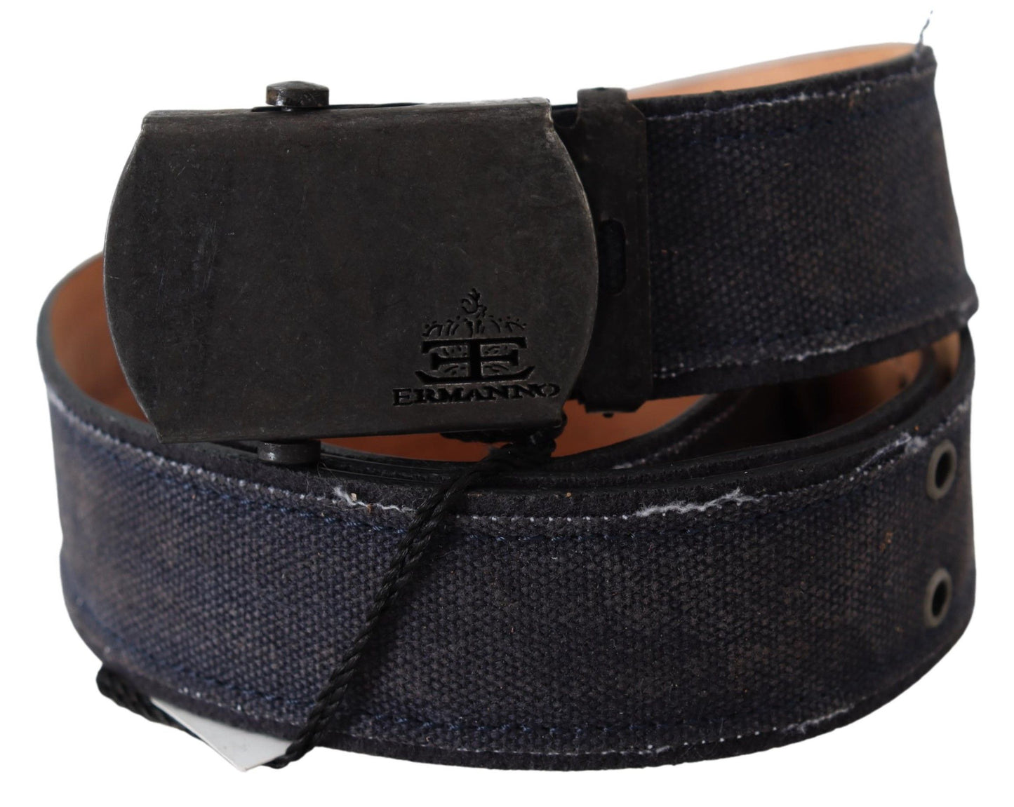  - Chic Blue Leather Waist Belt