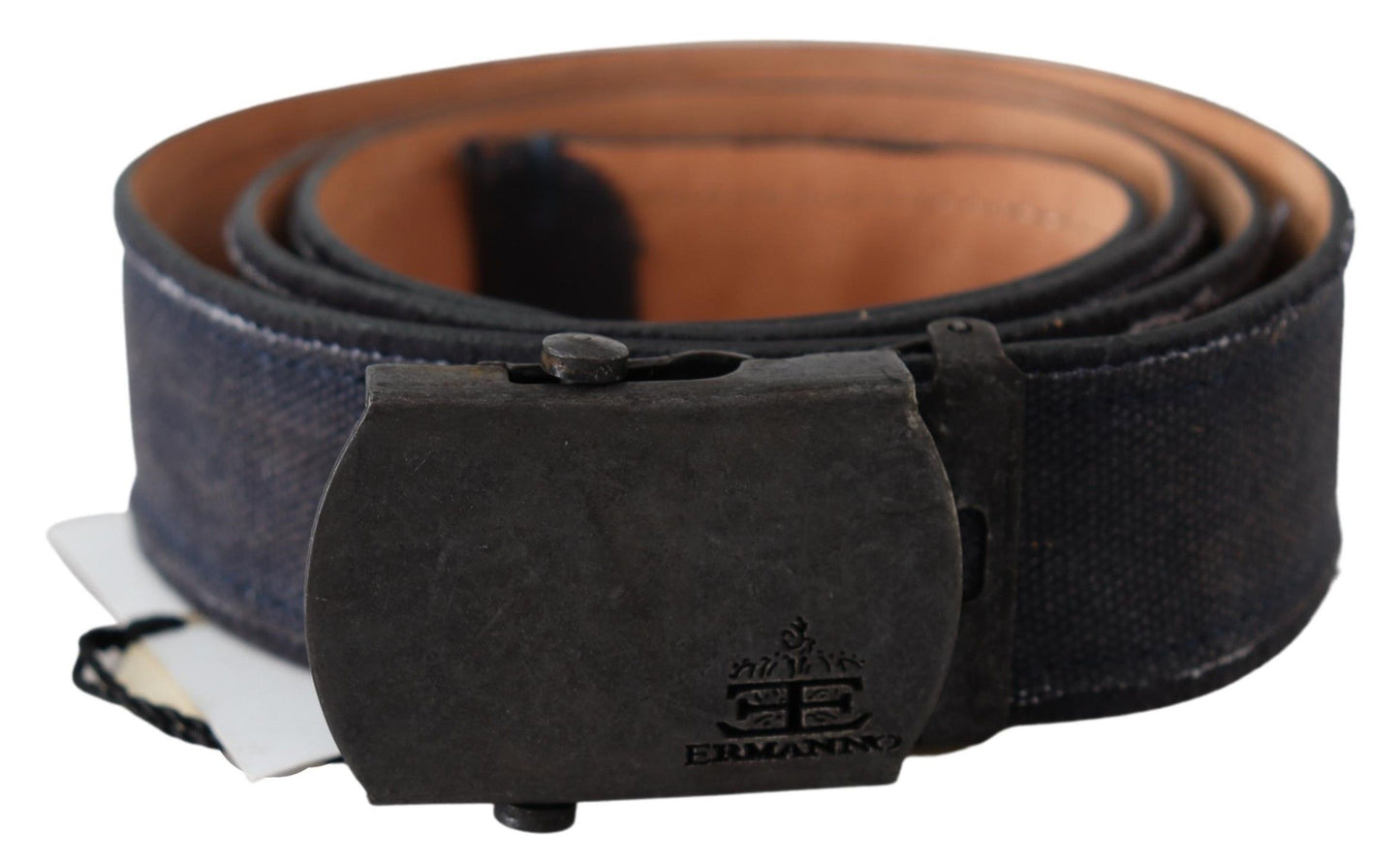  - Chic Blue Leather Waist Belt