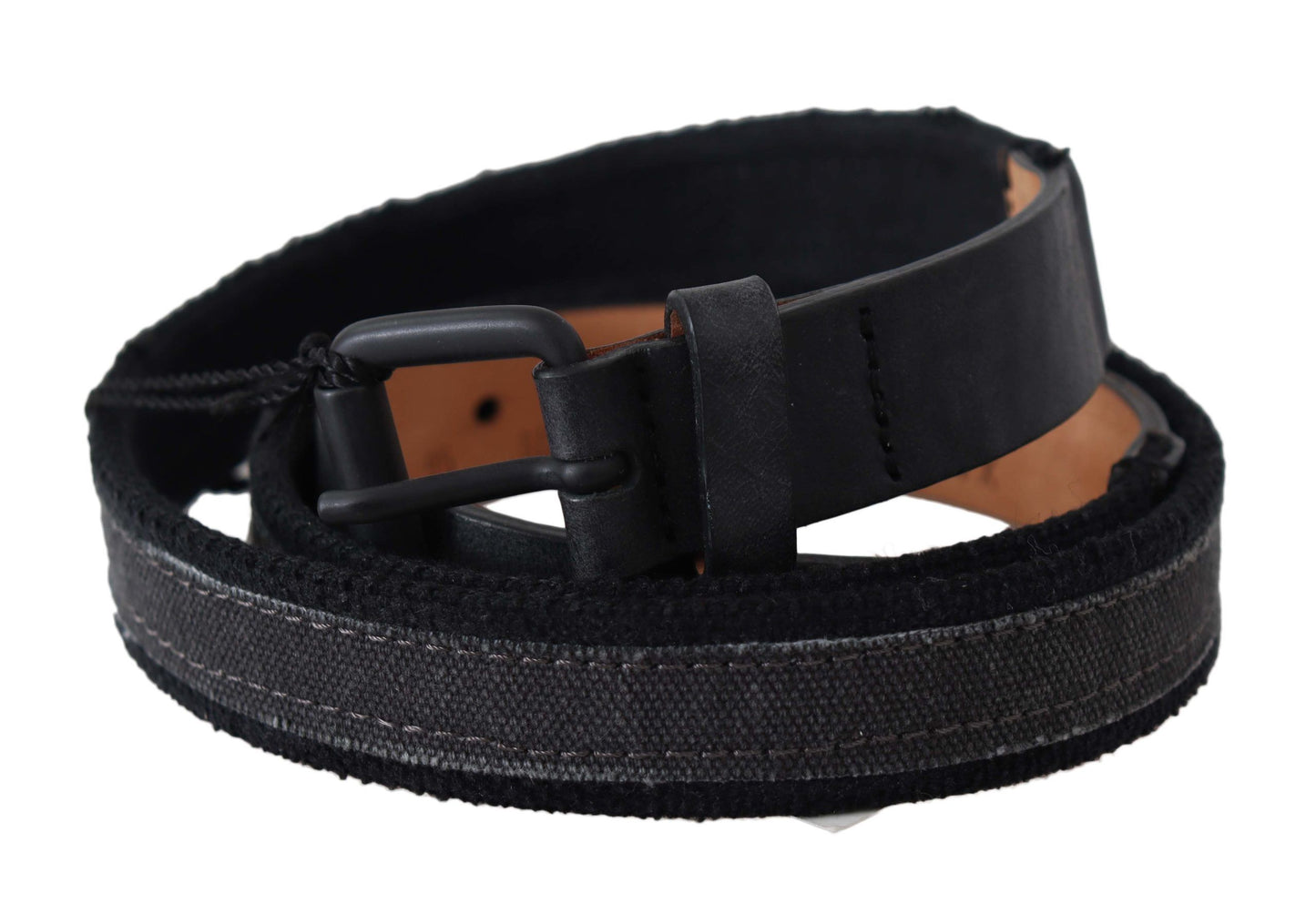  - Chic Black Leather Waist Belt