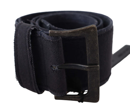  - Elegant Black Leather Classic Belt