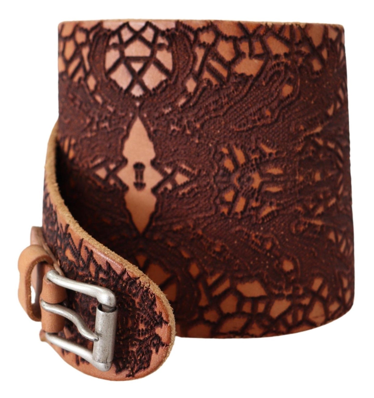  - Elegant Brown Leather Fashion Belt