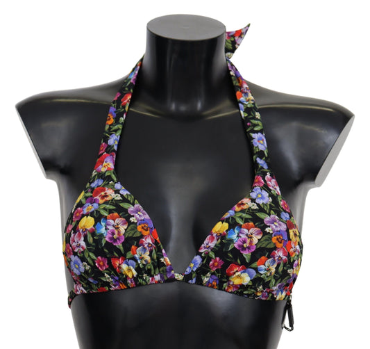  - Chic Floral Printed Bikini Top