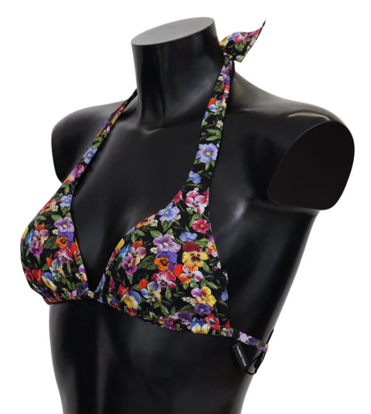  - Chic Floral Printed Bikini Top