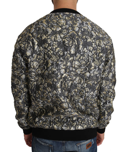  - Samba Jacquard Palm Crewneck Sweater