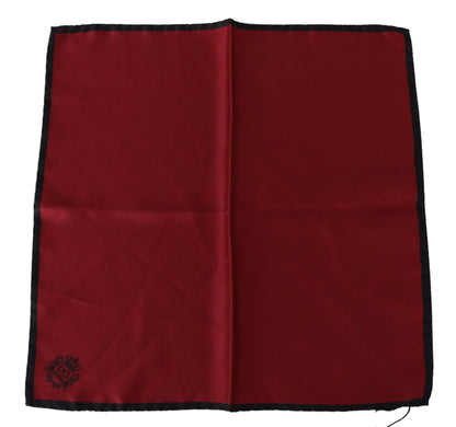 Elegant Red Silk Square Handkerchief - The Luxe Alliance